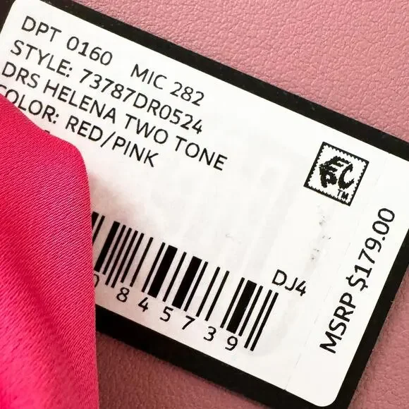 Gianni Bini Helena Satin Silky Lace Maxi Slip Babydoll Dress Whimsigoth Sz 6 NWT - Picture 10 of 12